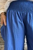 Basso Shirring Balloon Pant Soft Cobalt **